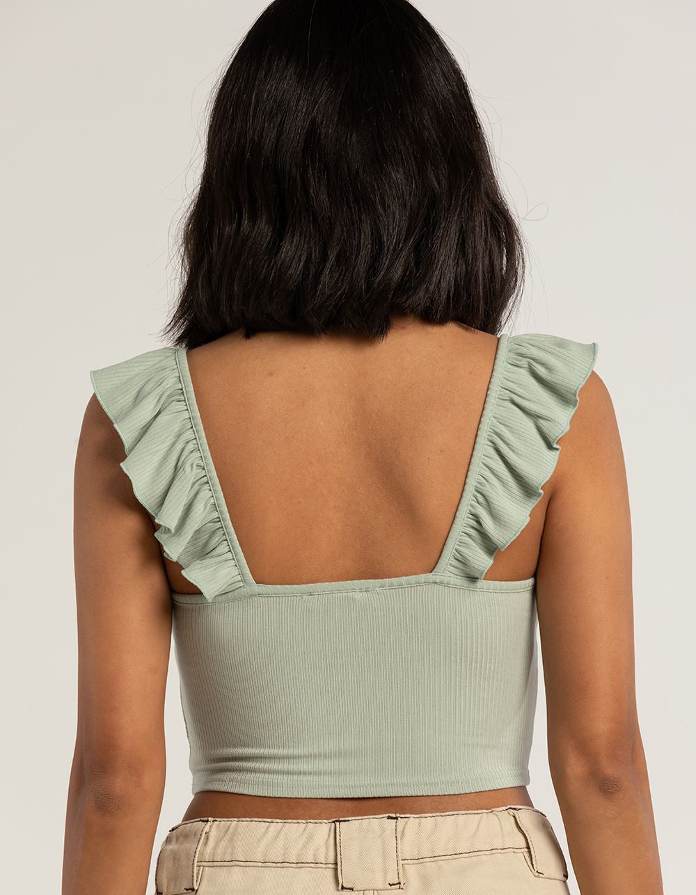 womens flutter sleeve one piece swimsuit | tiger + cherries | swim