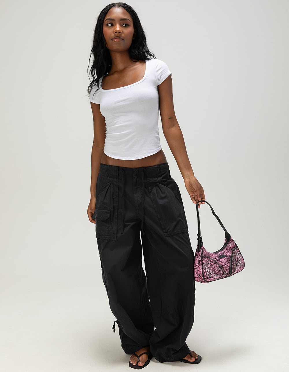 ED HARDY Ricki Hobo Shoulder Bag - PINK