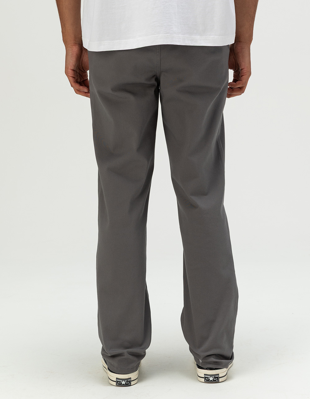 RSQ Mens Slim Straight Chino Pants - CHARCOAL