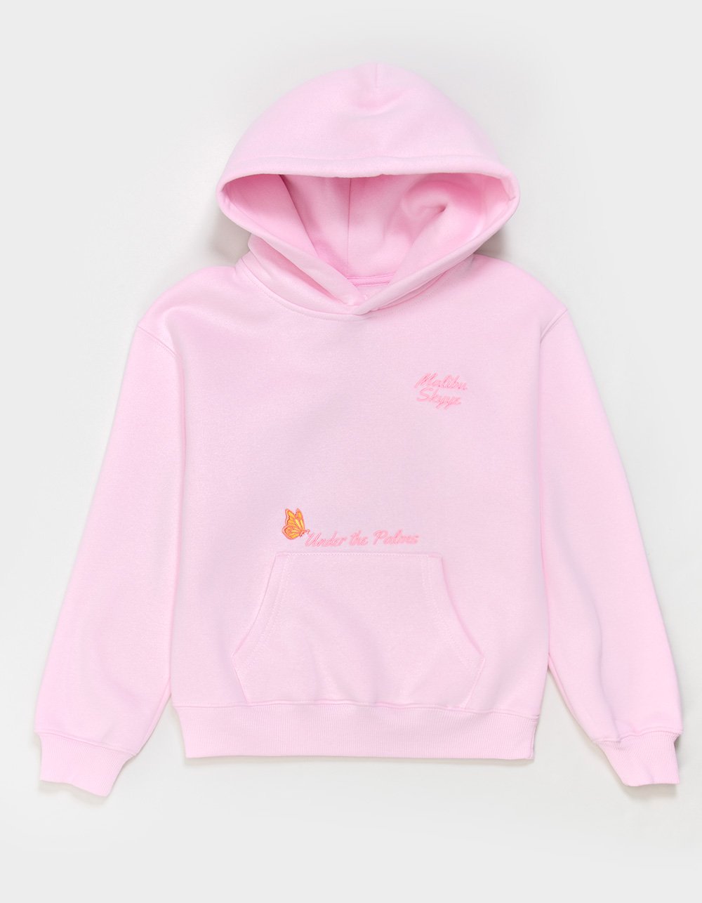 MALIBU SKYYE Under The Palms Girls Hoodie - LIGHT PINK
