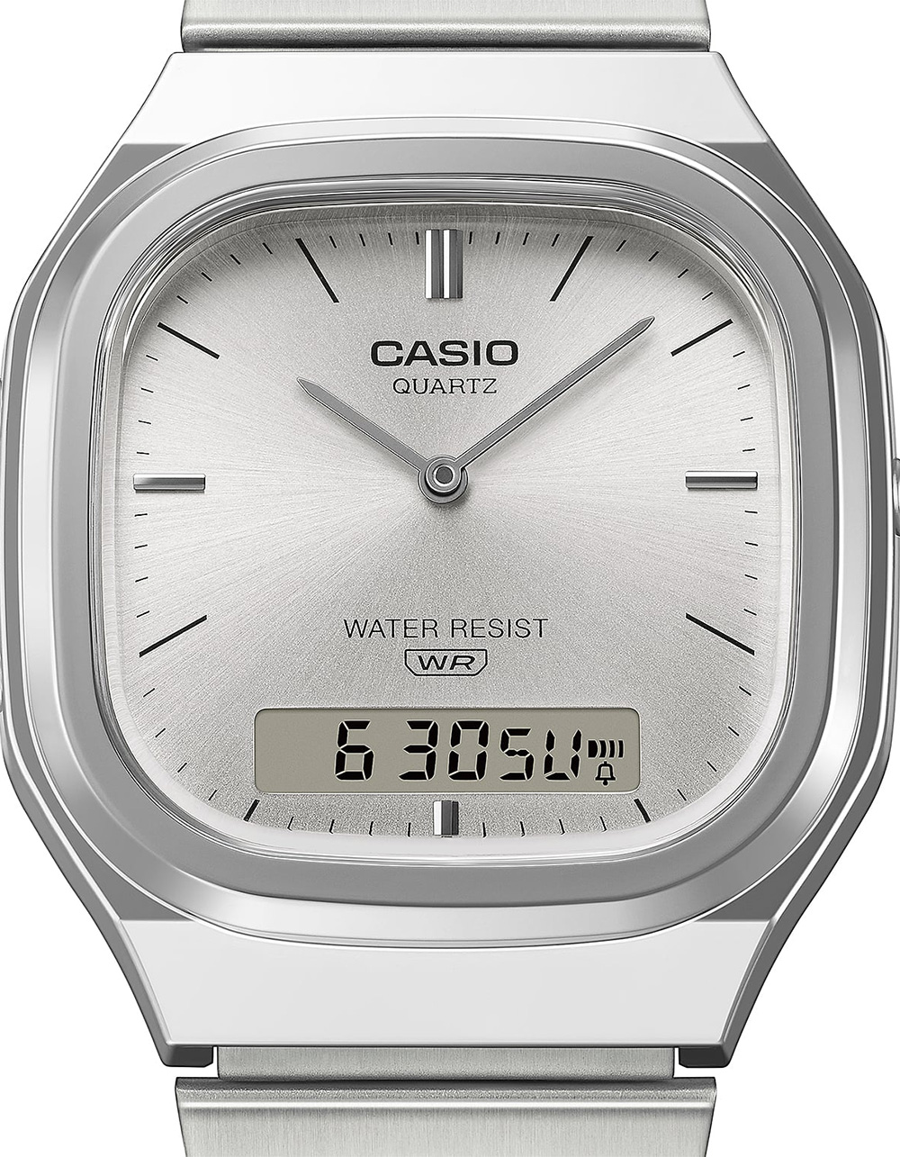CASIO AQ240E-7A Watch - WHT/SILVER