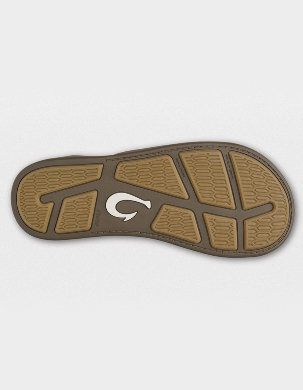 OLUKAI Tuahine Mens Flip Flops - OLIVE