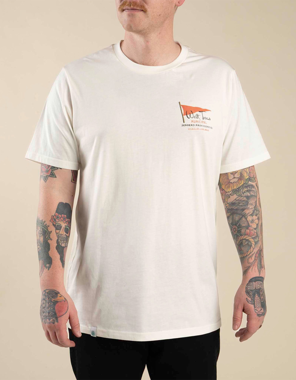 SENDERO PROVISIONS CO. West Texas Municipal Mens Tee - WHITE