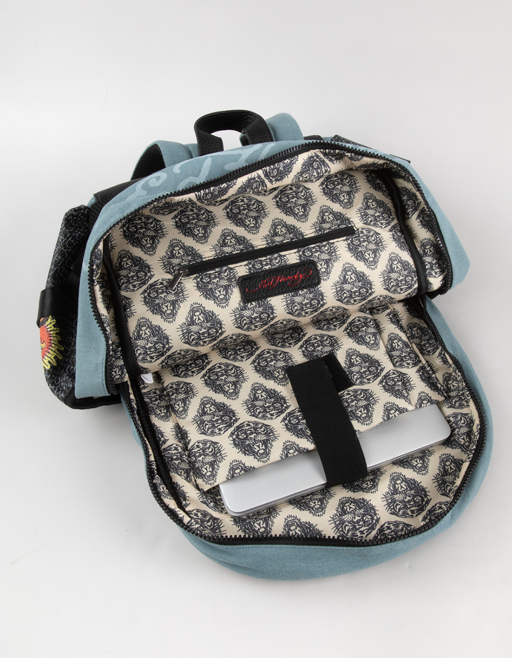 ED HARDY Mick Womens Backpack - DENIM