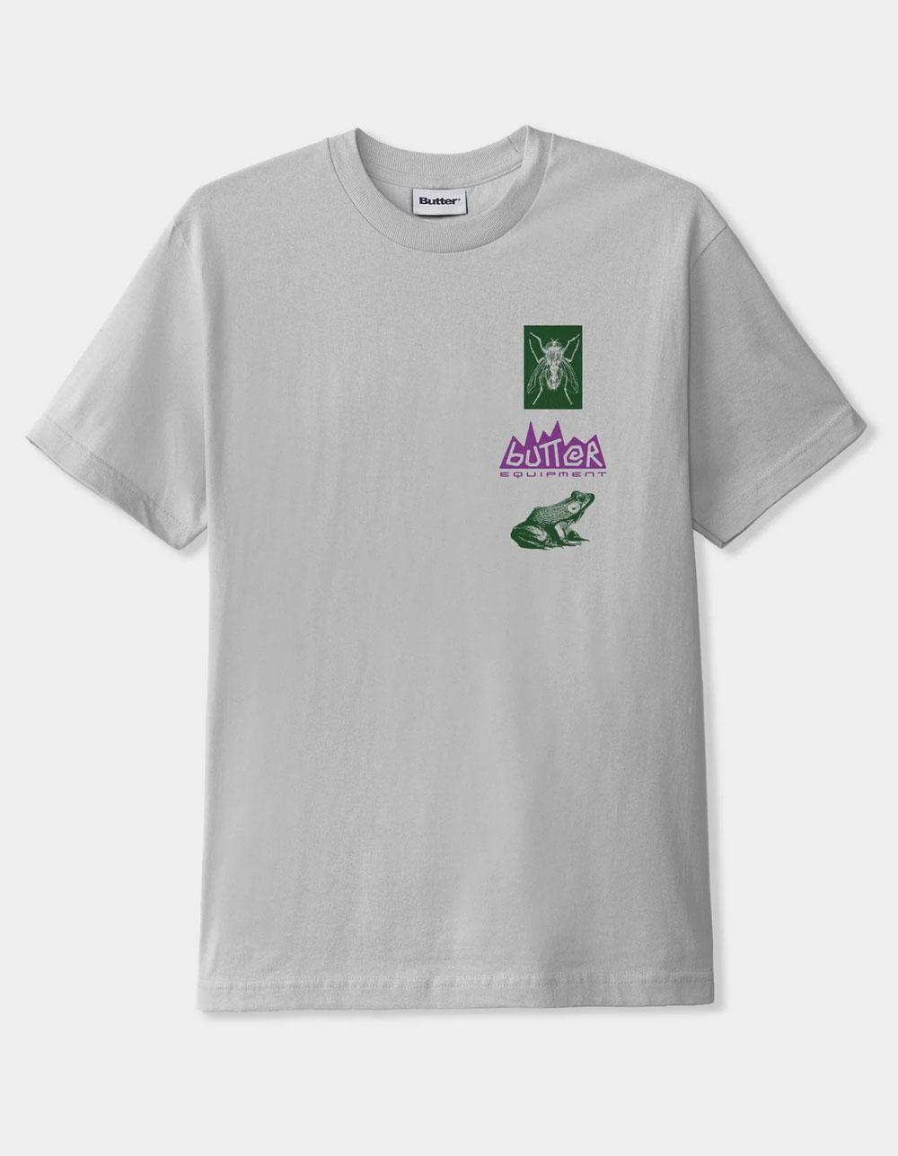 BUTTER GOODS Nature Study Mens Tee - CONCRETE