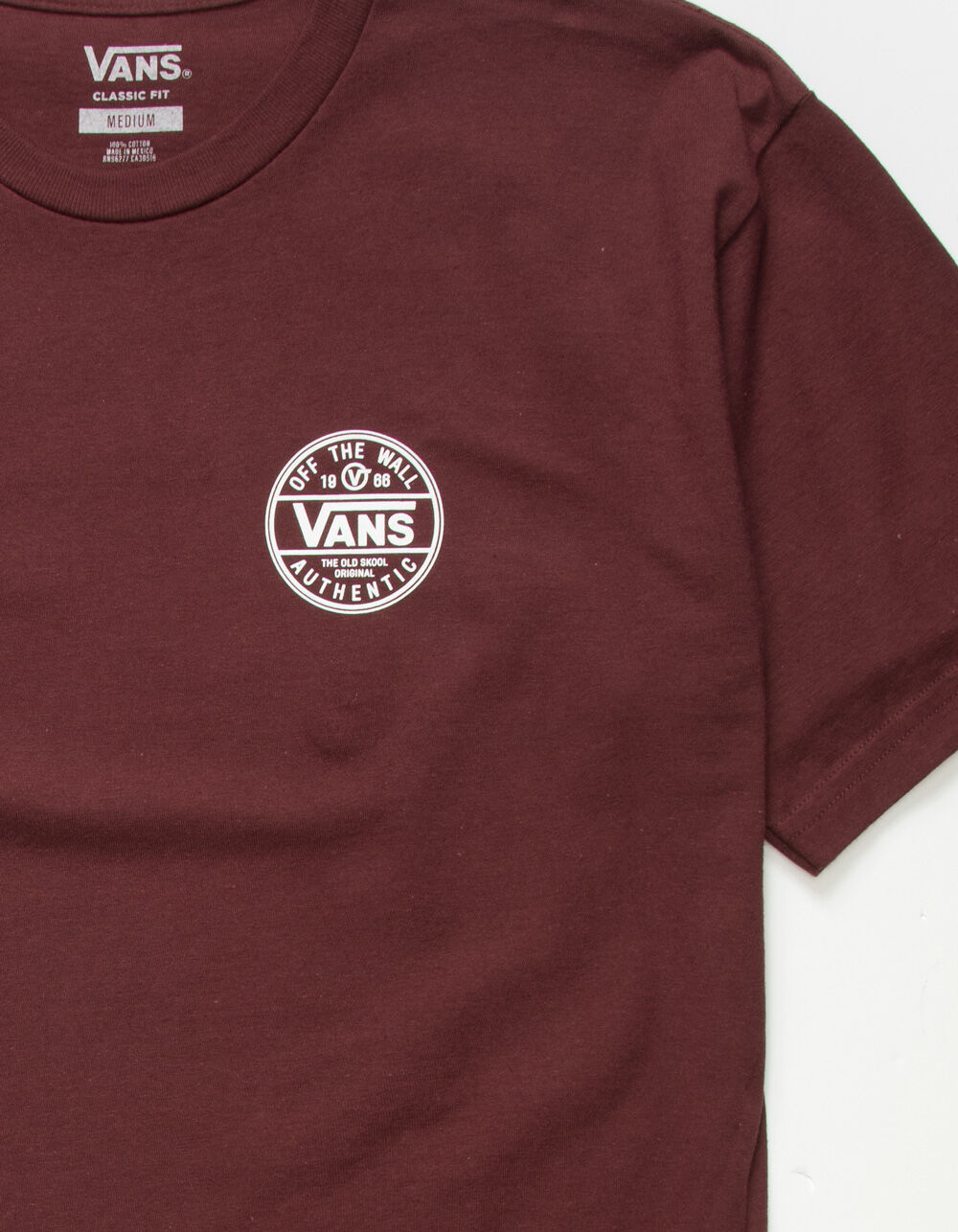 VANS Old Skool Original Mens T-shirt - BURGUNDY | Tillys