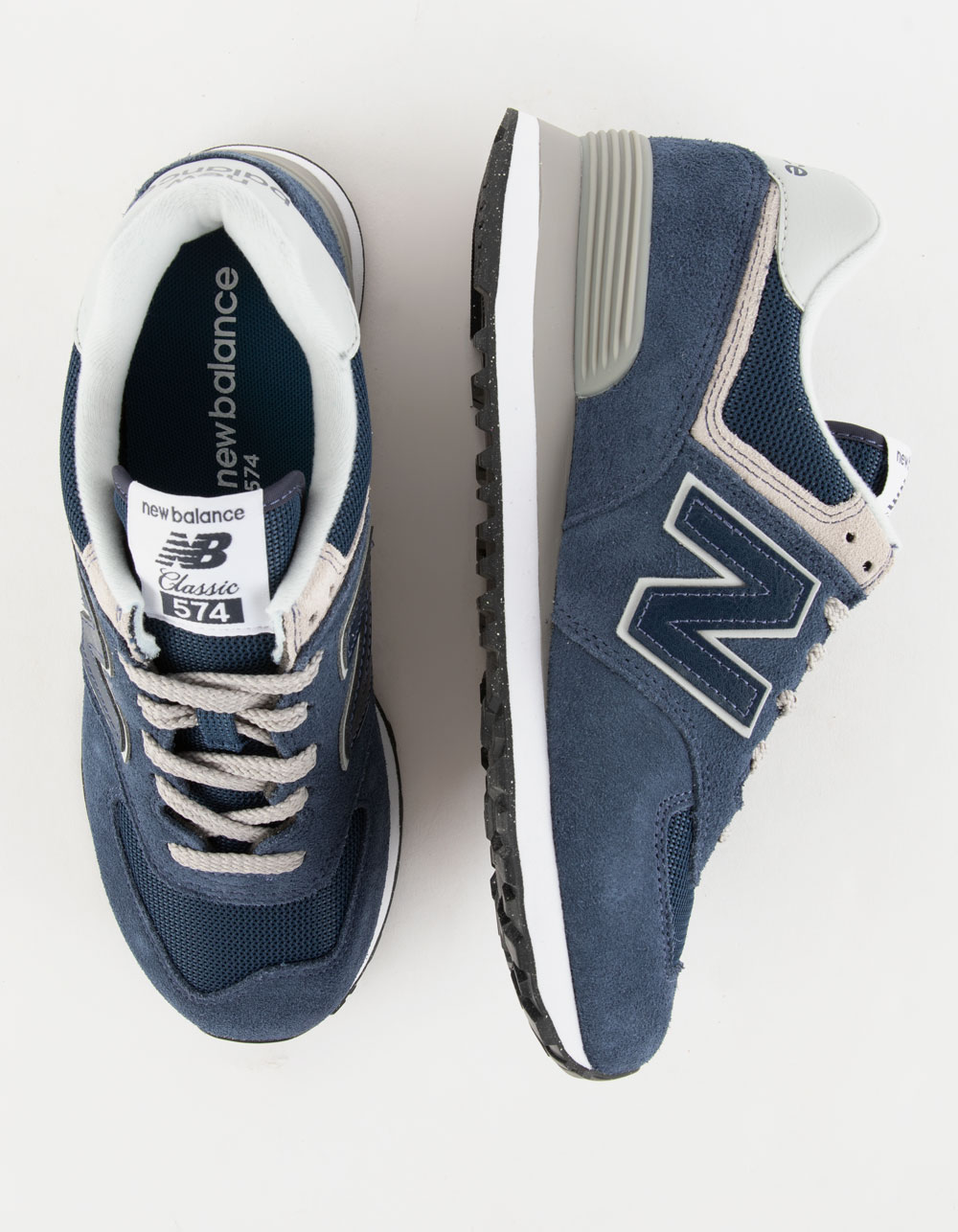 NEW BALANCE 574 Womens Shoes - NAVY/WHITE | Tillys