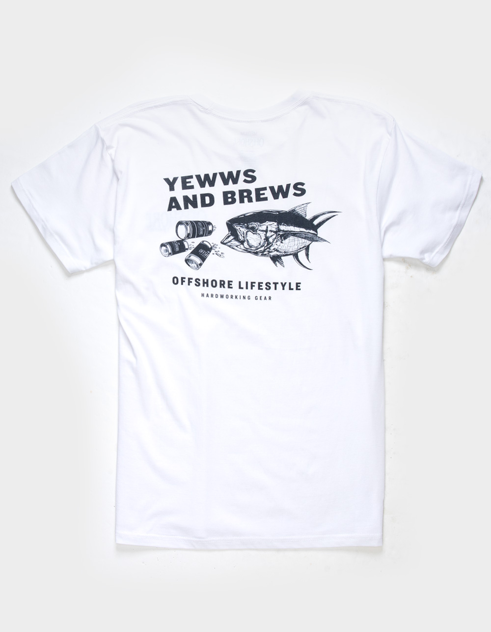 OFFSHORE LIFESTYLE Yewws And Brews Mens Tee - WHITE | Tillys