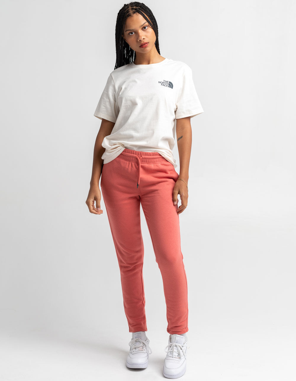 THE NORTH FACE Half Dome Womens Crop Joggers ROSE Tillys