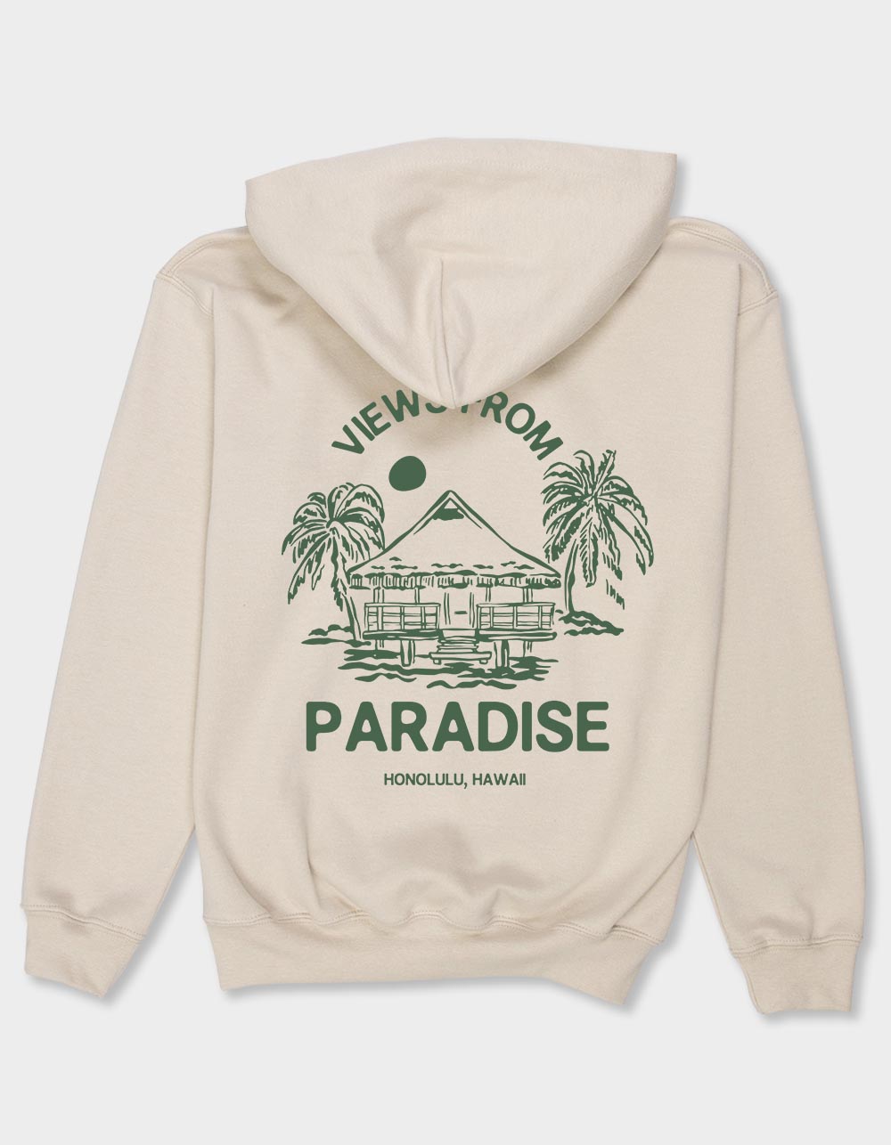 HAWAII Views From Paradise Unisex Kids Hoodie - SAND