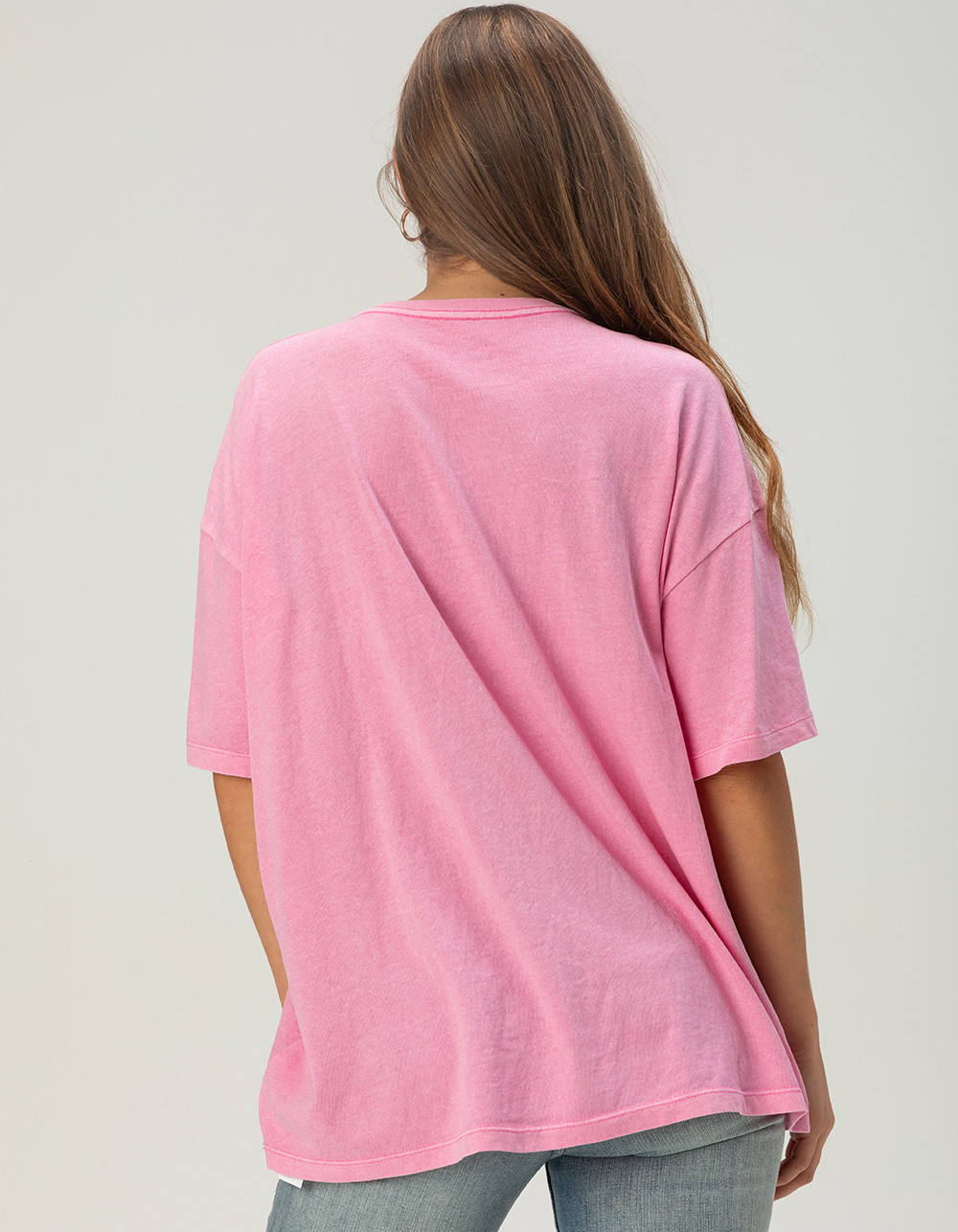 BILLABONG Feel The Heat Womens Boyfriend Tee - PINK