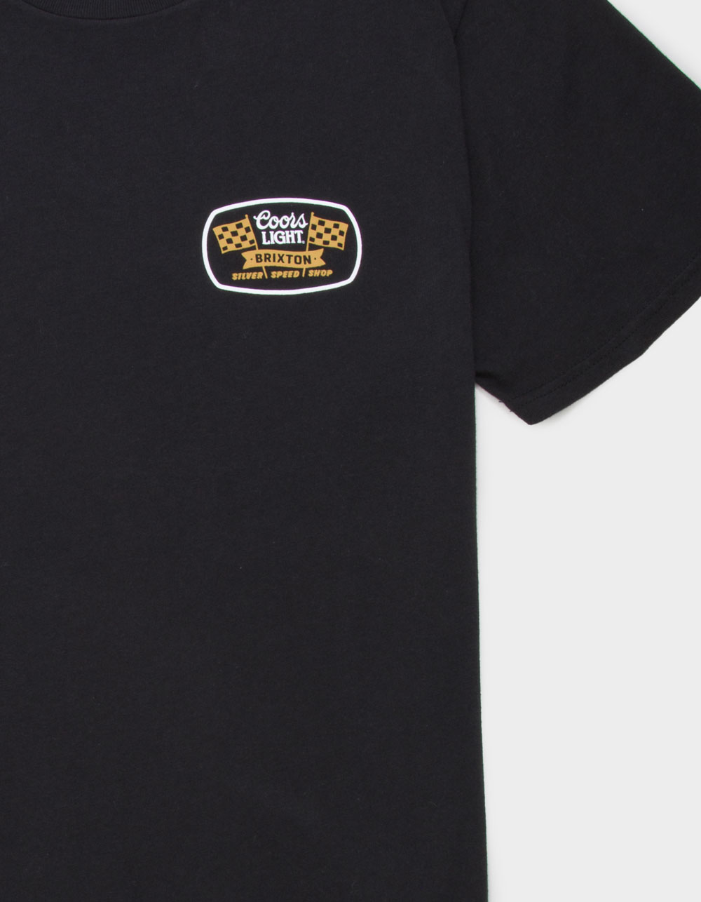 BRIXTON x Coors Light Pit Stop Mens Tee - BLACK