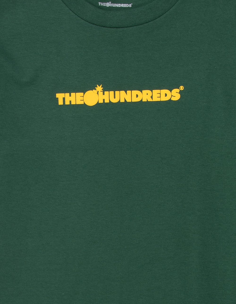 THE HUNDREDS Bar Logo Mens Tee - FOREST