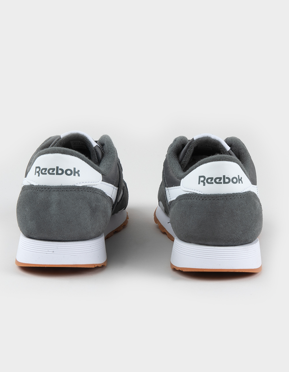 REEBOK Classic Nylon Mens Shoes - GRAY/WHITE