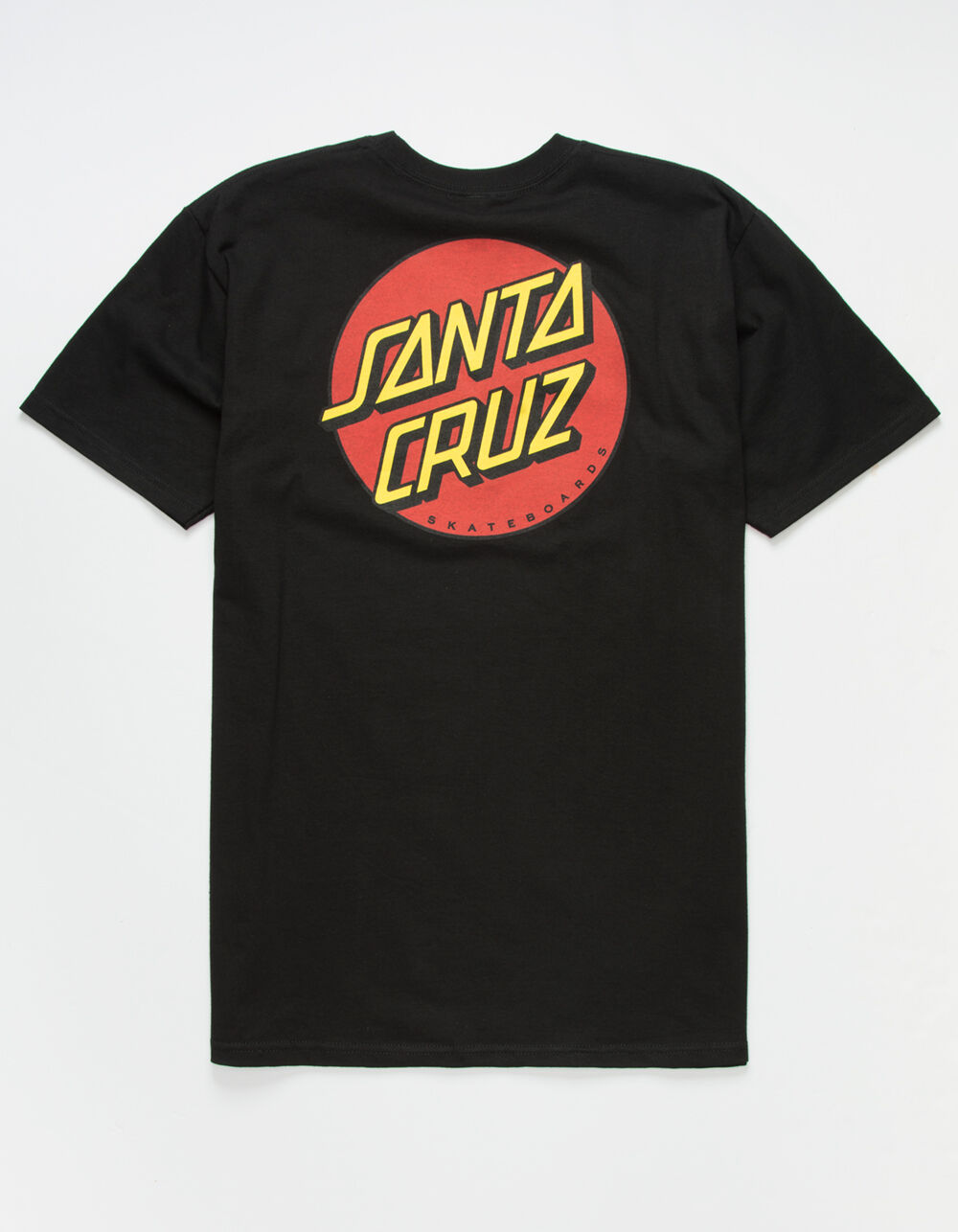 SANTA CRUZ Classic Dot Mens BLACK T-Shirt