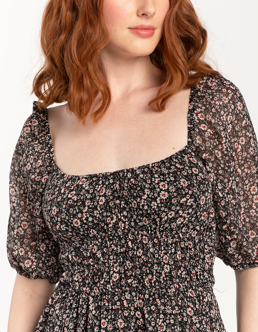 RSQ Womens Chiffon Babydoll Dress BLACK Tillys