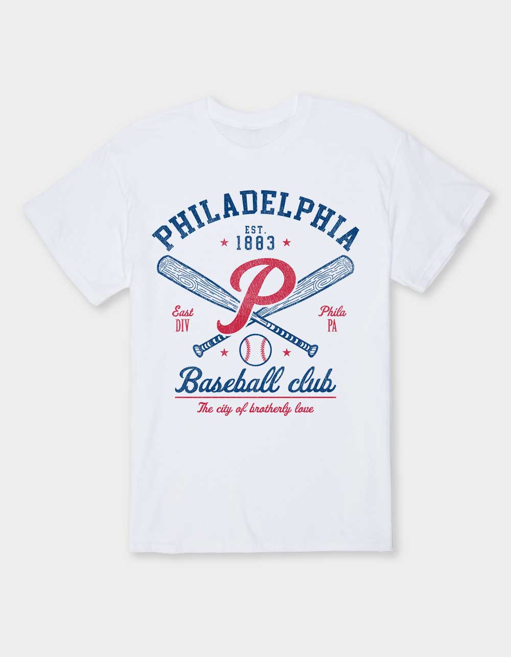 PHILADELPHIA Baseball Club Unisex Tee - WHITE