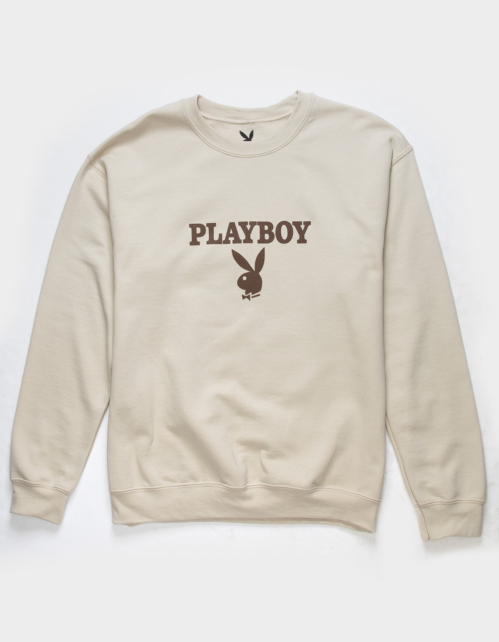 PLAYBOY Crew Fleece Logo Mens Sweatshirt
