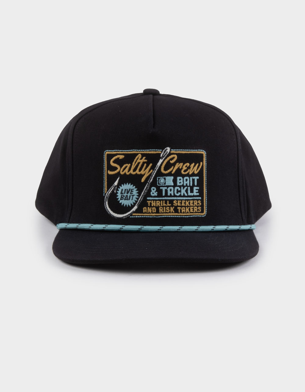 SALTY CREW Hooked Up Boys Snapback Hat - BLACK COMBO