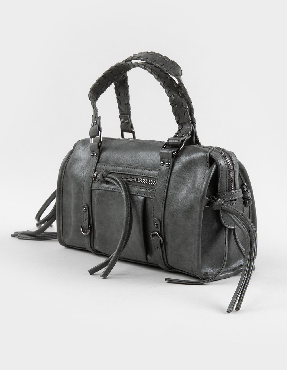 Satchel Handbag - DARK GRAY