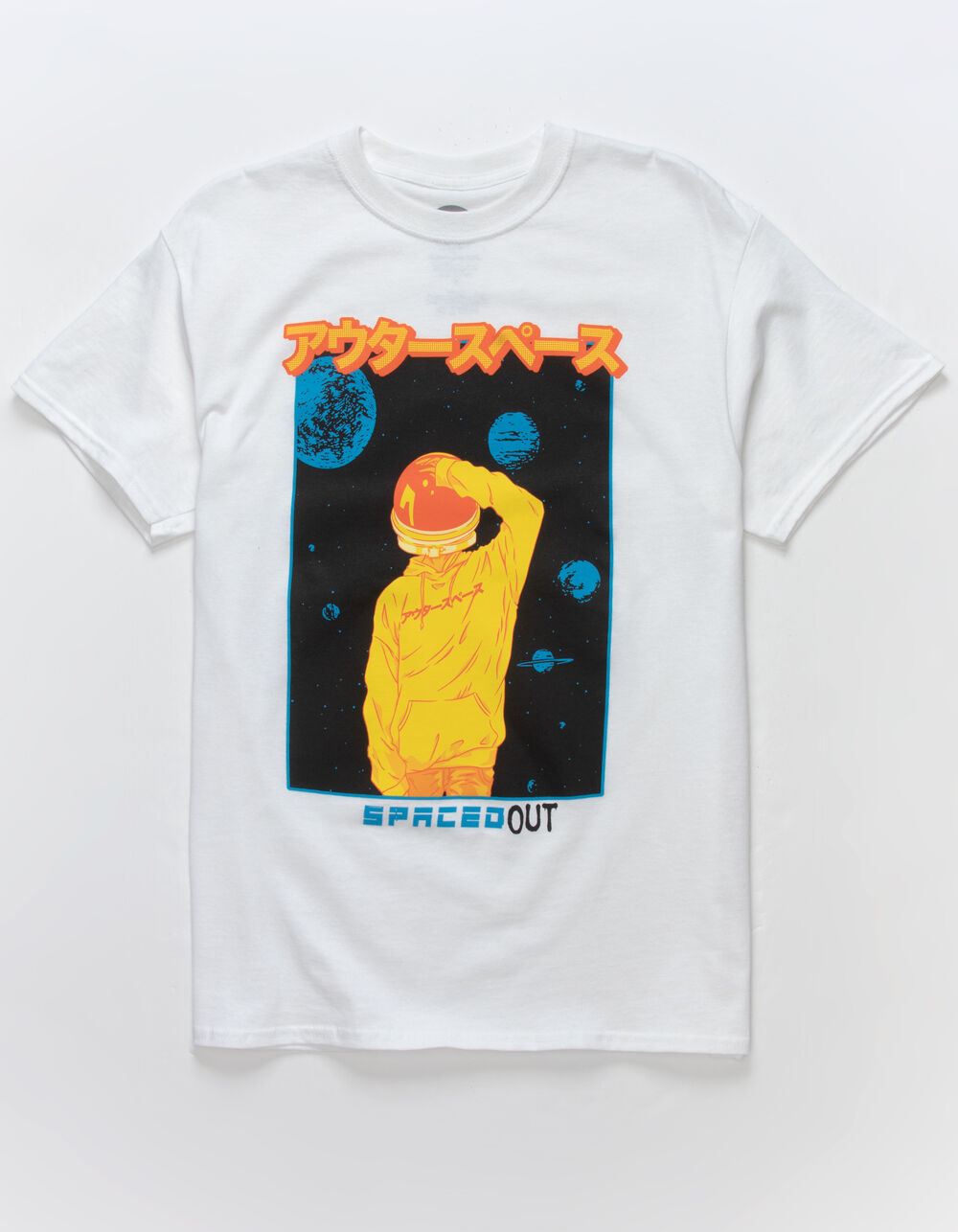 AT ALL Spaced Out Mens Tee - WHITE | Tillys