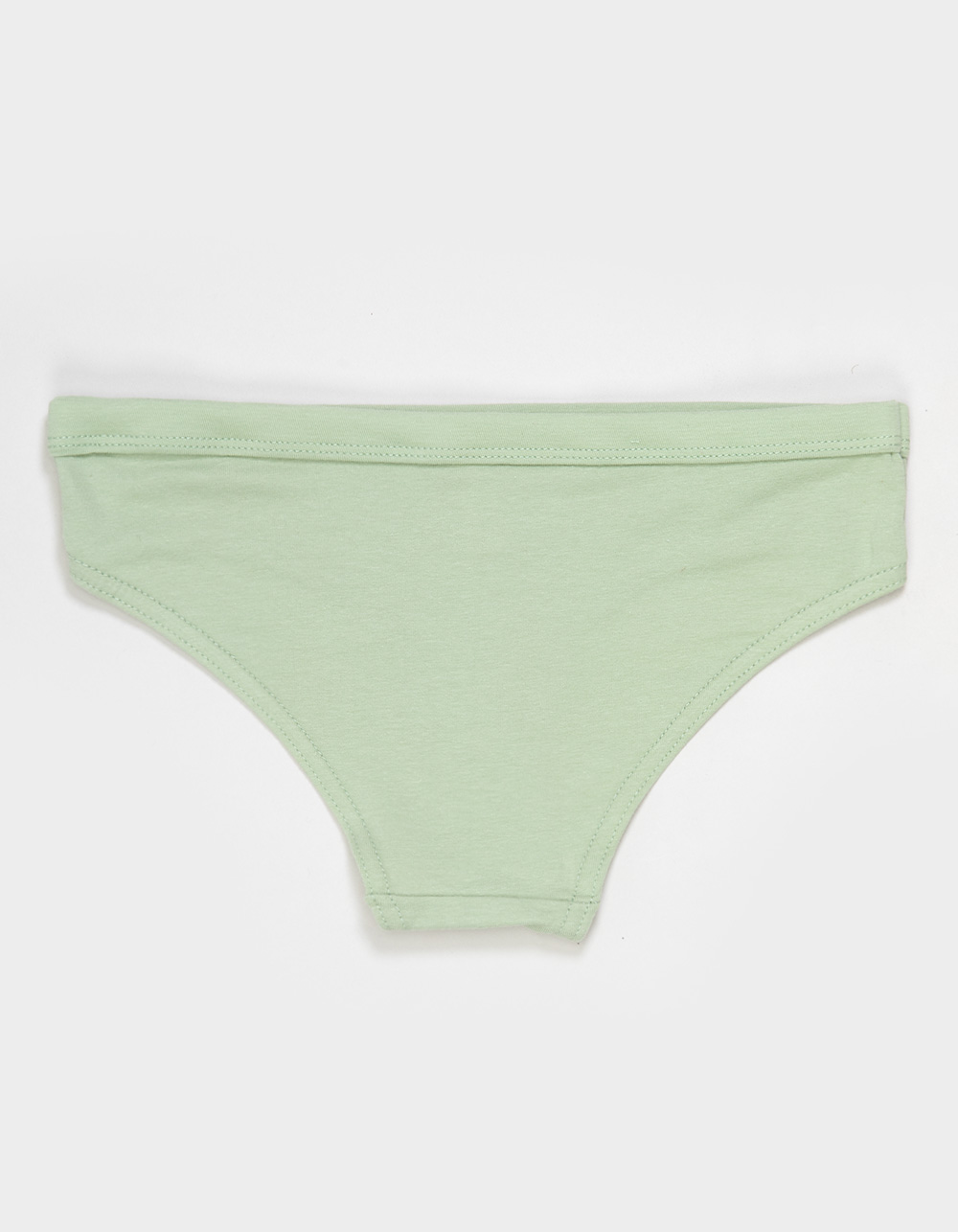 FULL TILT Cotton Bow Bikini Panties - LT GREEN
