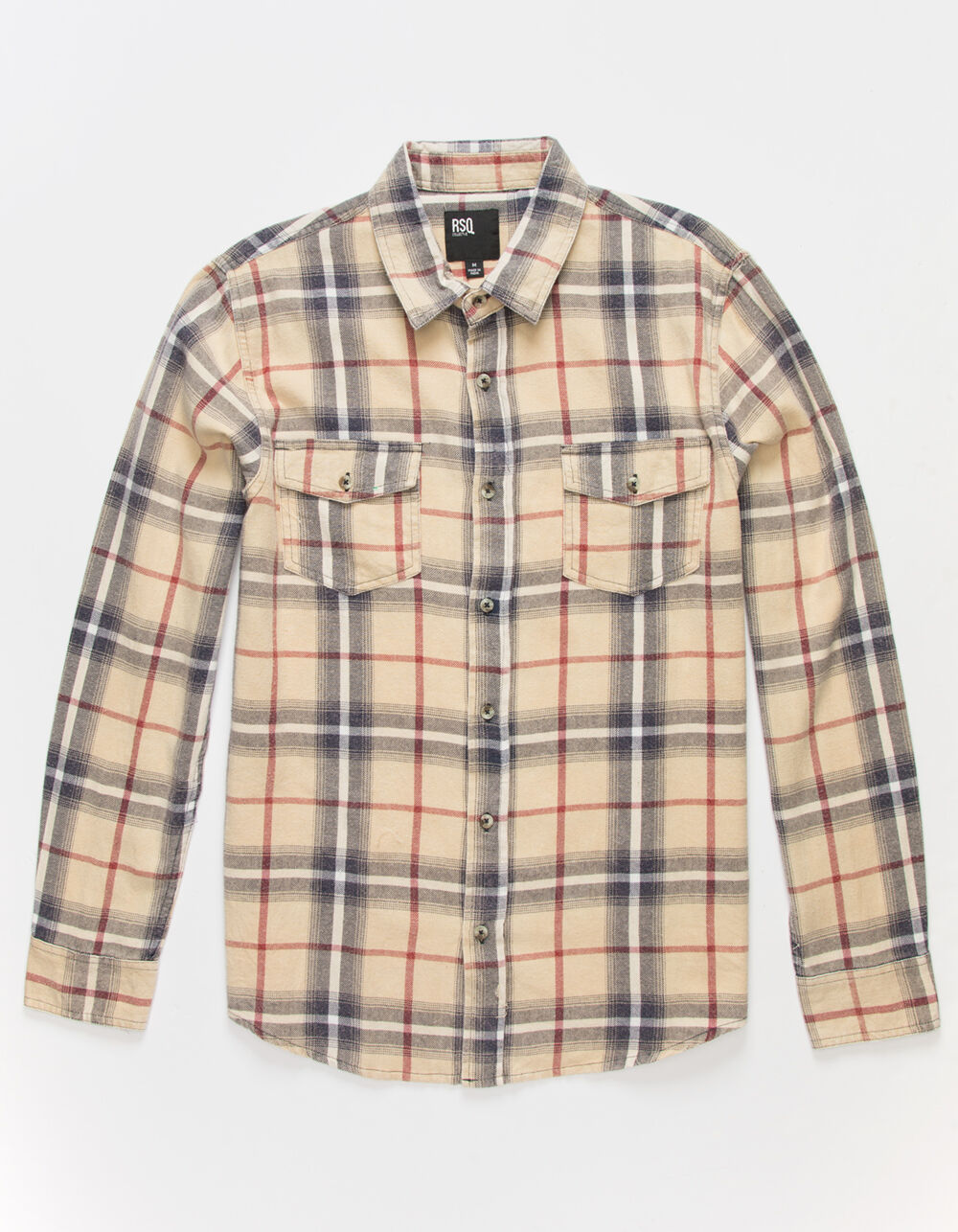 RSQ Blanket Stripe Mens Flannel Shirt - MULTI | Tillys