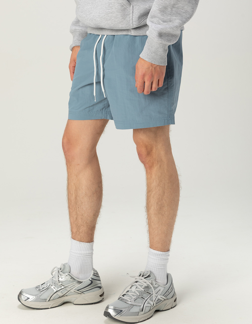 RSQ Mens 6" Nylon Shorts - SLATE BLUE