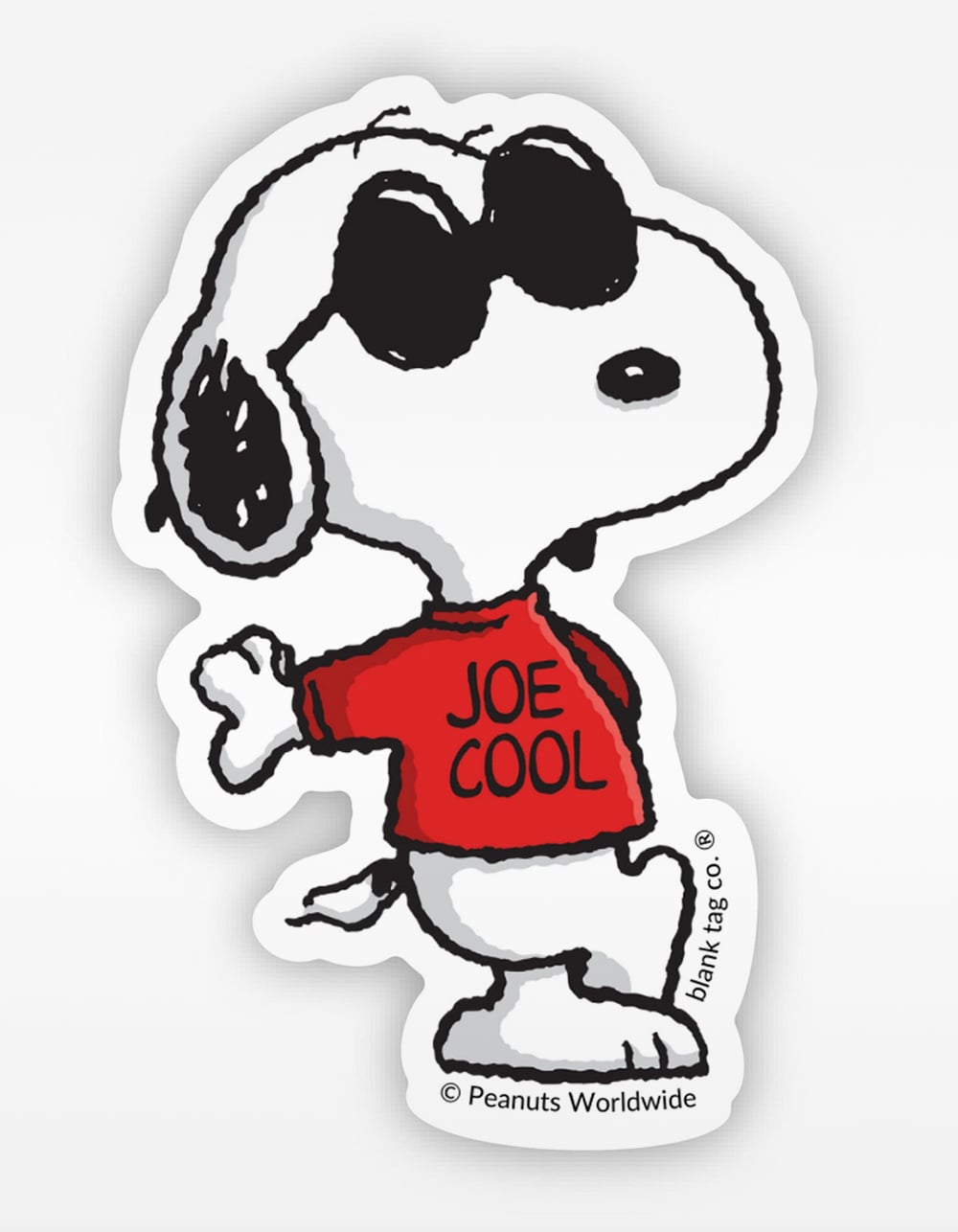 BLANK TAG CO. Peanuts Joe Cool Snoopy Sticker - MULTI