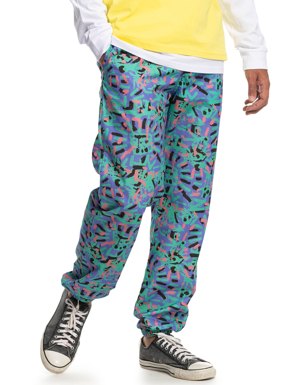 QUIKSILVER x Stranger Things The Argyle Mens Pants - PURPLE COMBO