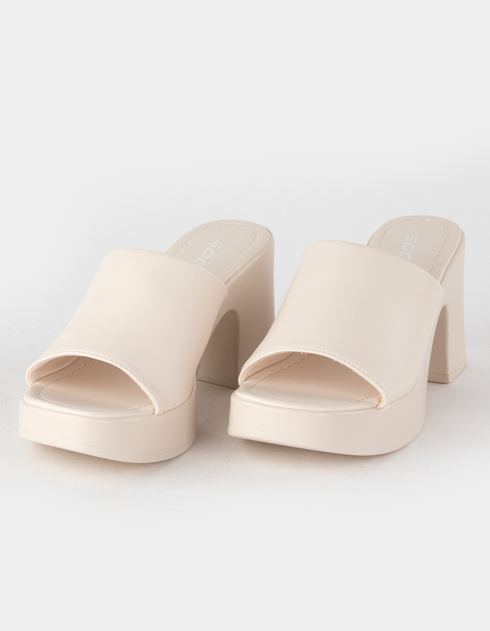 1000px x 1286px - SODA Typo Womens Platform Sandals - BONE | Tillys