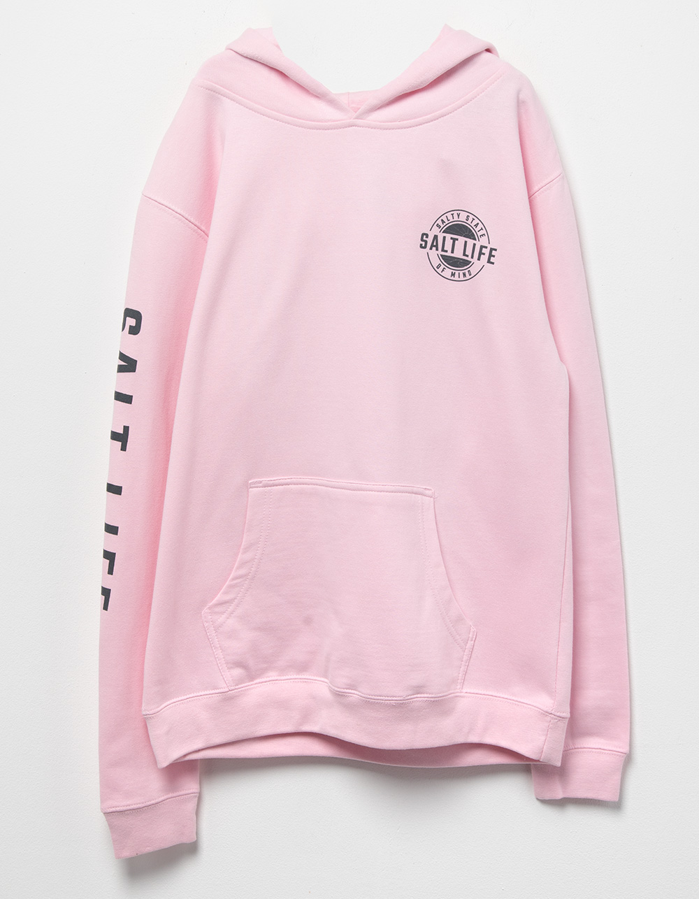 HELLO KITTY on Diamond- Girls lg - Long sleeve T-Shirt hoodie black and  pink.