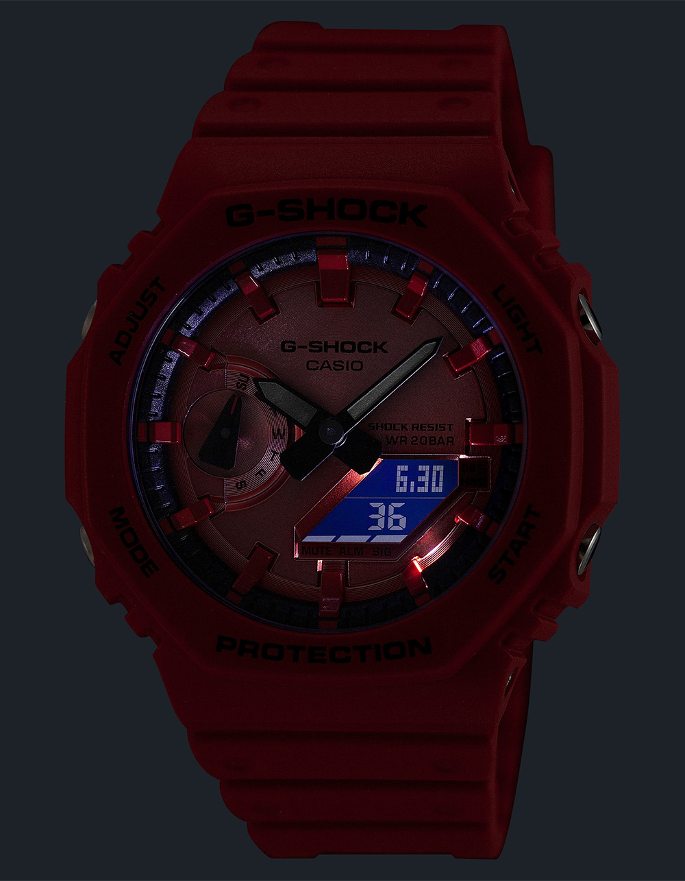 G-SHOCK GA2100RRB-4A Watch - RED