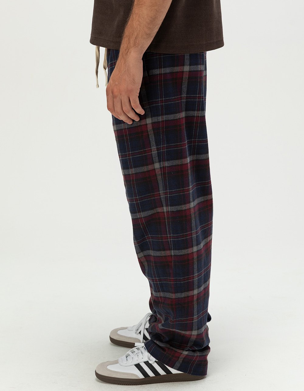 RSQ Mens Pajama Pants - BURGUNDY COMBO