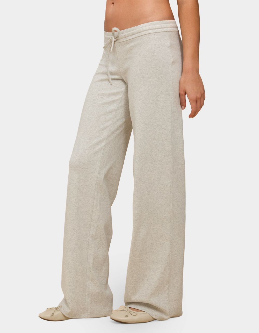 EDIKTED Claudia Straight Leg Pants - GRAY