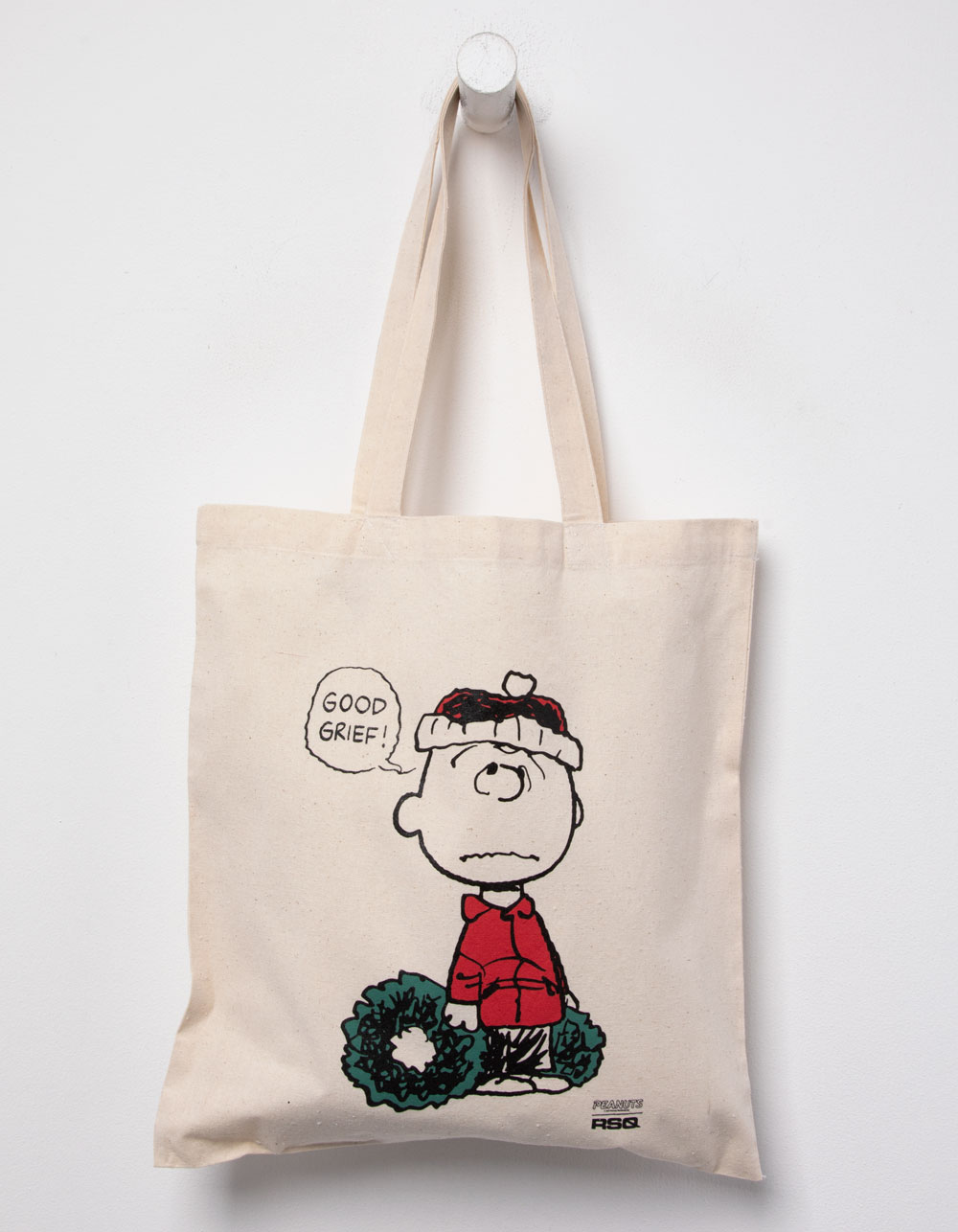 RSQ x Peanuts Holiday Charlie Brown Tote Bag