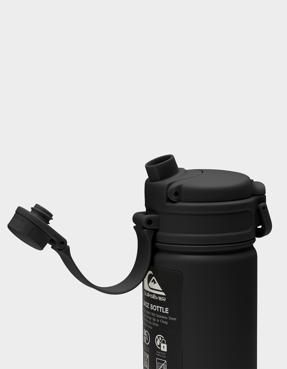 QUIKSILVER Laguna 24oz Stainless Steel Tumbler - BLACK