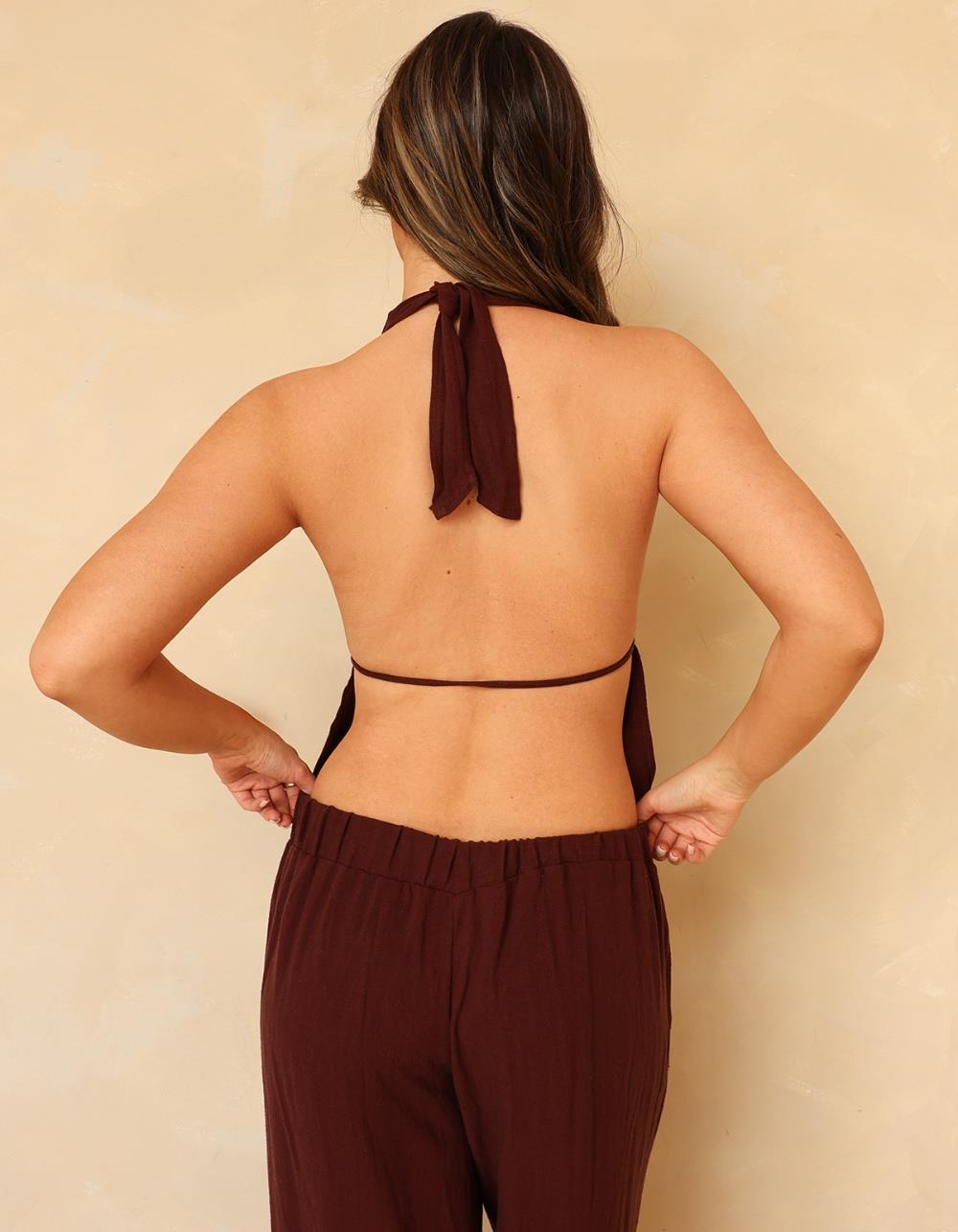 DIPPIN' DAISY'S Beso Tank Top - BROWN