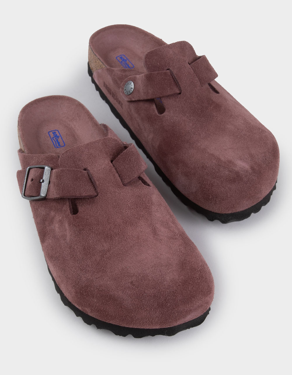 BIRKENSTOCK Boston Soft Footbed Womens Clogs - RED