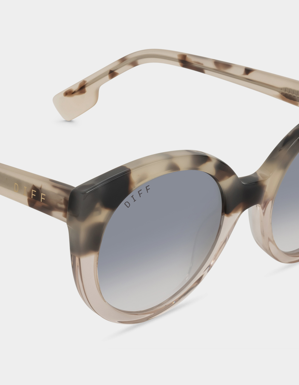 DIFF EYEWEAR Emmy Sunglasses Cream/Multi Tillys