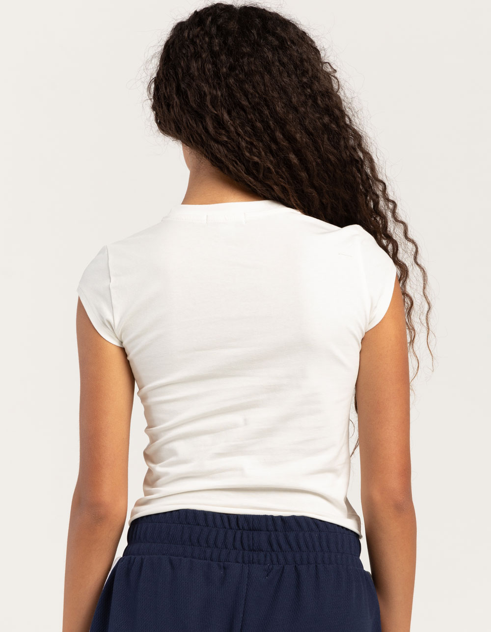 RSQ Womens Cupcake Baby Tee - CREAM