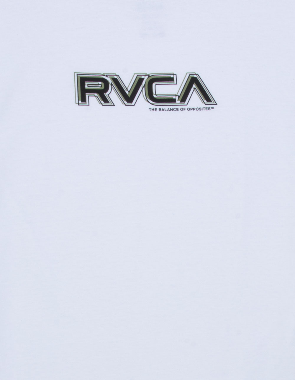 RVCA Offset Layer Mens Tee - WHITE