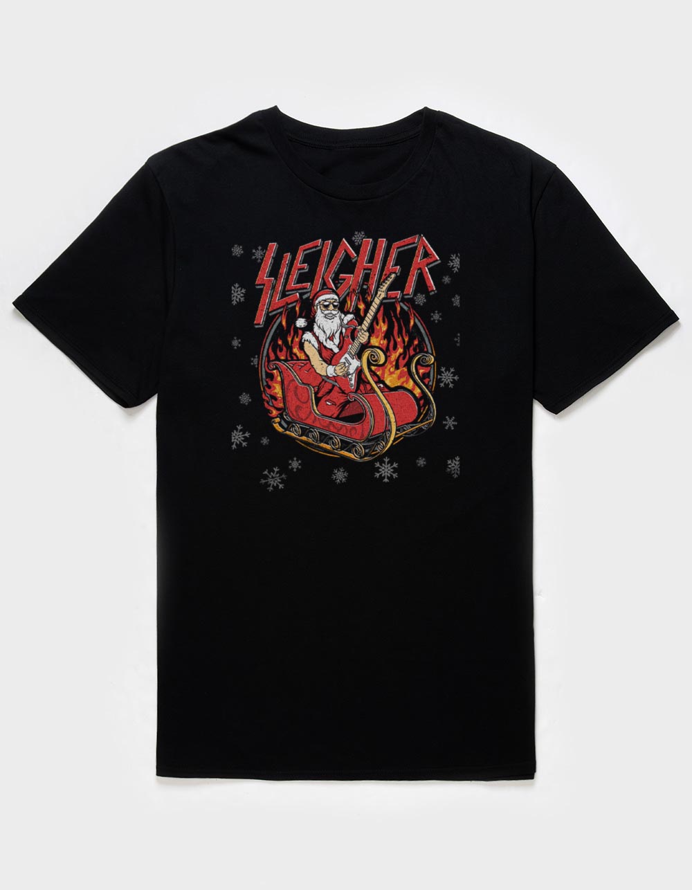 SLEIGH Santa Sleigher Unisex Tee - BLACK