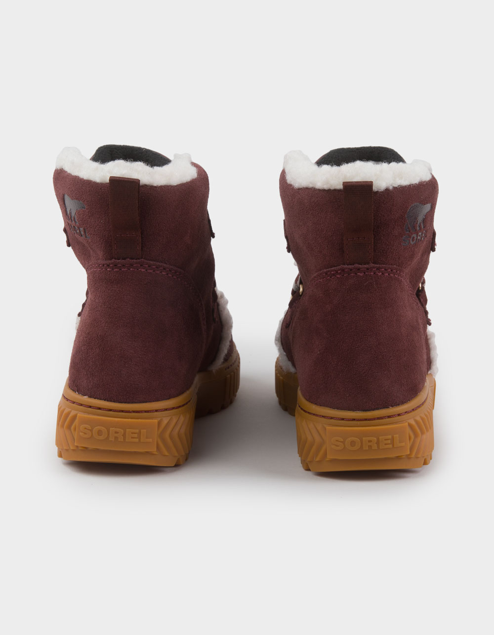 SOREL ONA AVE™ Alpine Womens Waterproof Boots - REDWOOD/GUM