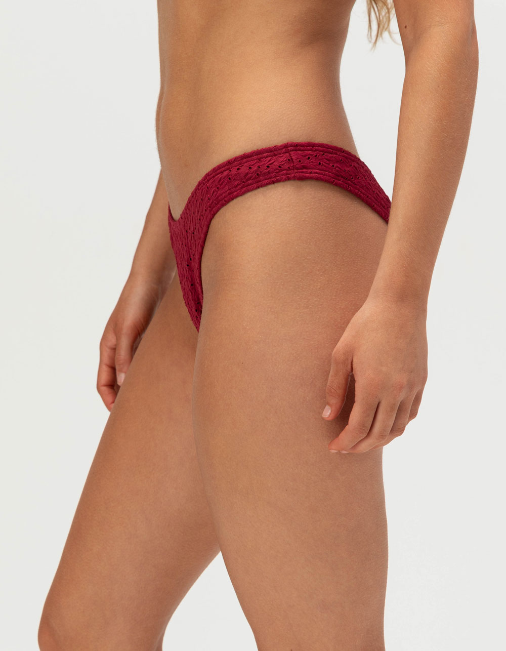FULL TILT Textured Cheekier Bikini Bottoms