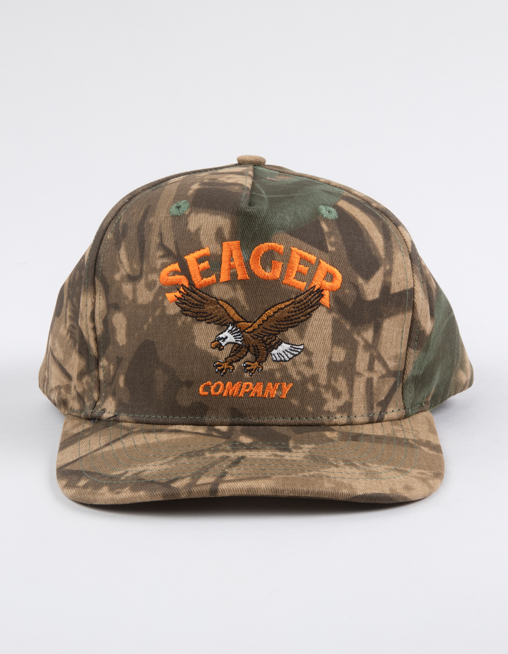 SEAGER Bradley Snapback Hat - CAMO GREEN