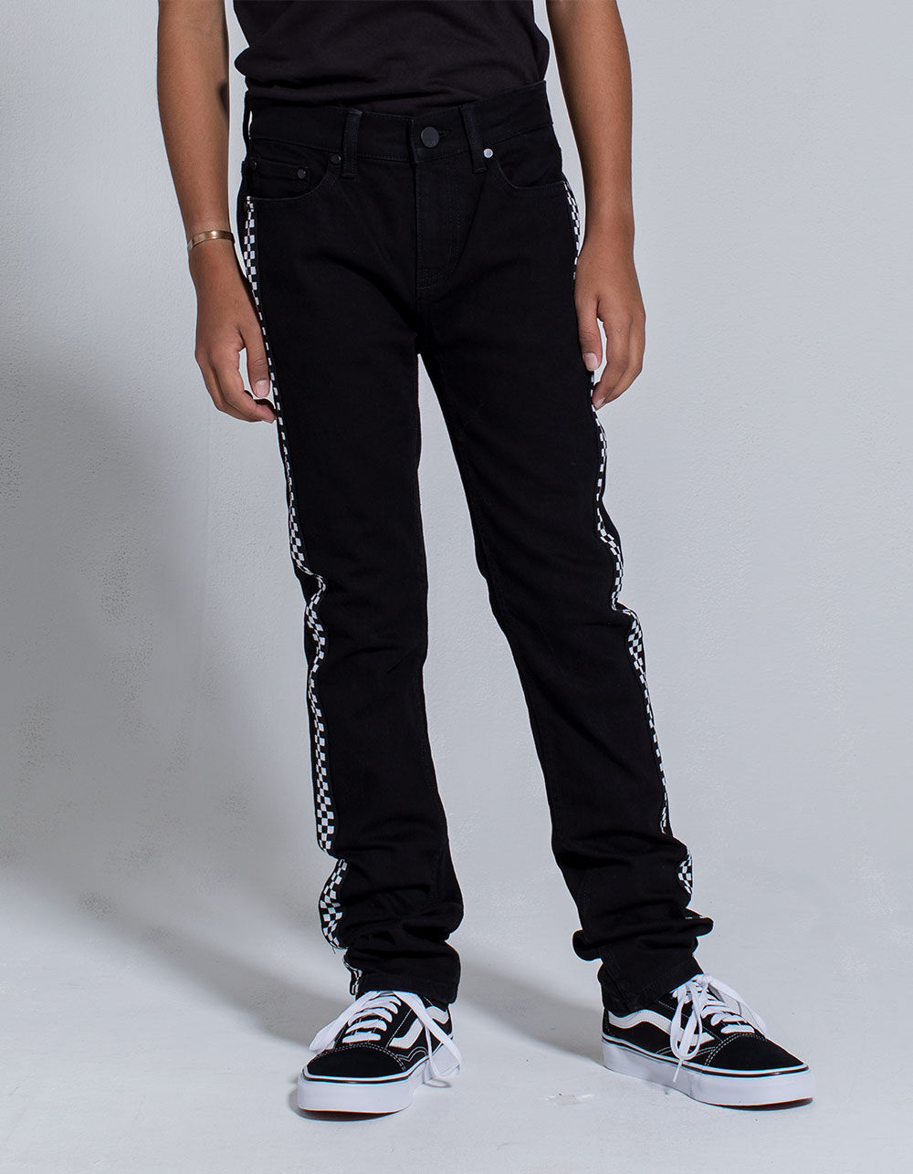 RSQ Tokyo Super Skinny Checker Boys Jeans image number 2