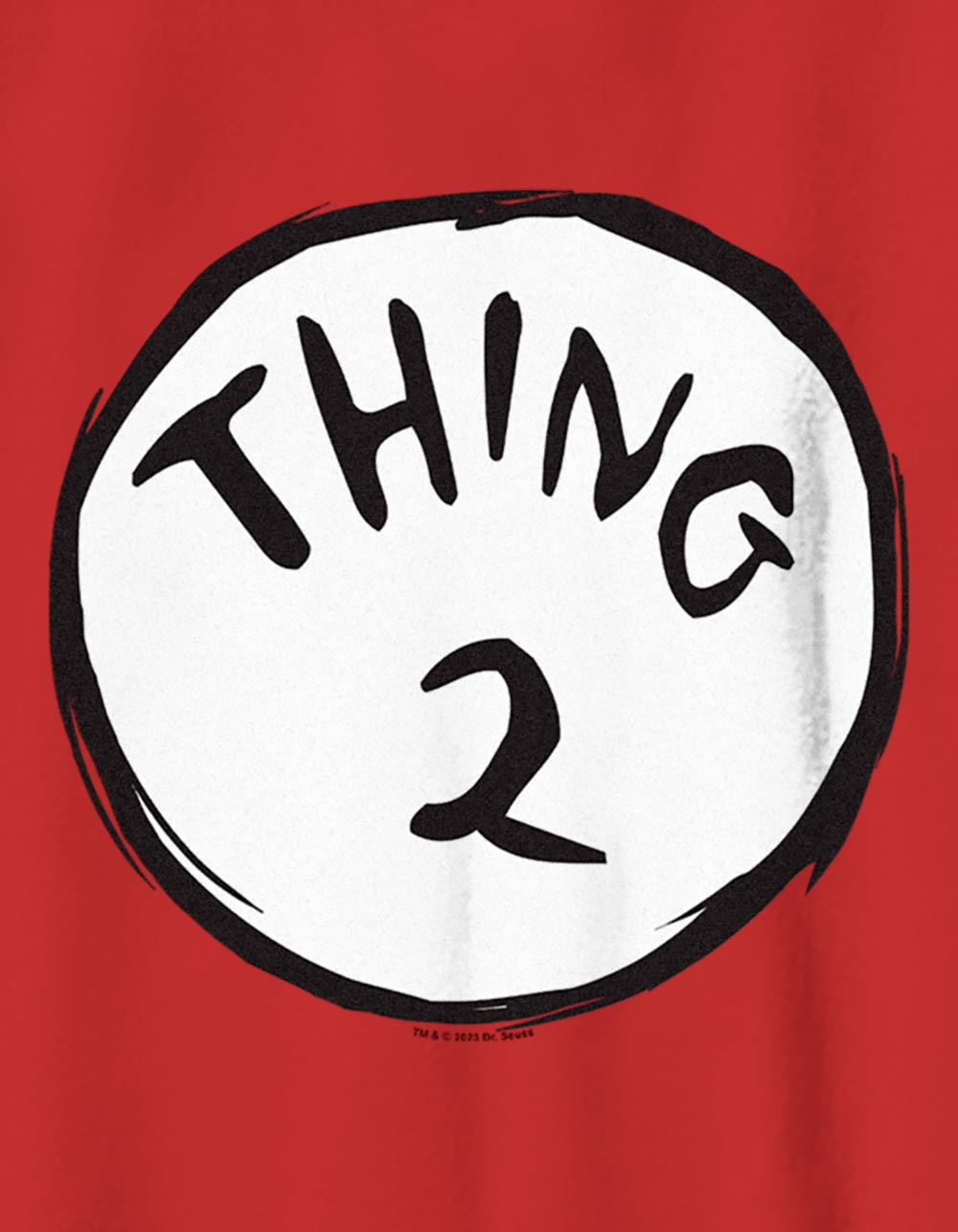 DR. SEUSS Thing 2 Unisex Kids Tee - RED