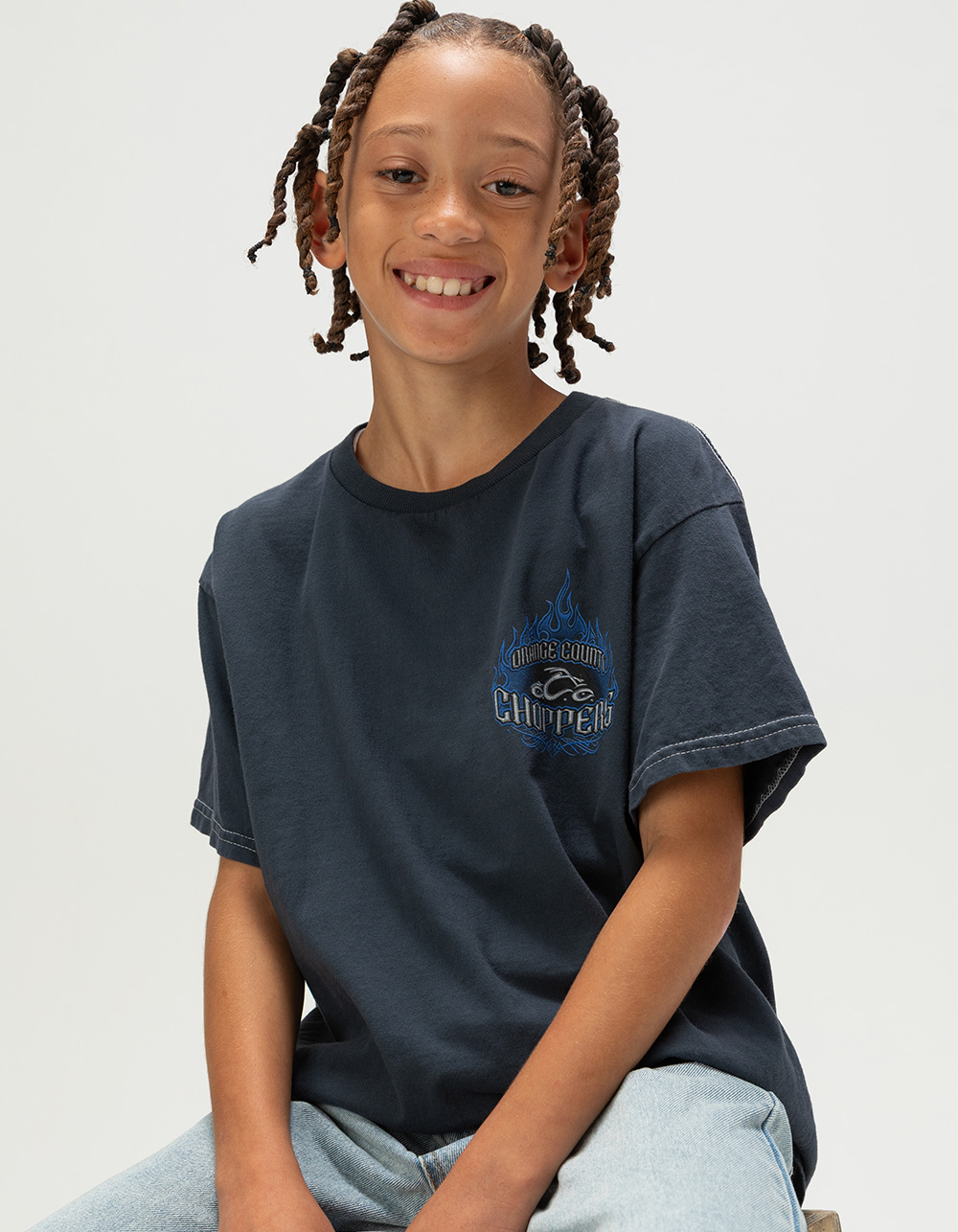 ORANGE COUNTY CHOPPERS Spade Boys Tee - CHARCOAL