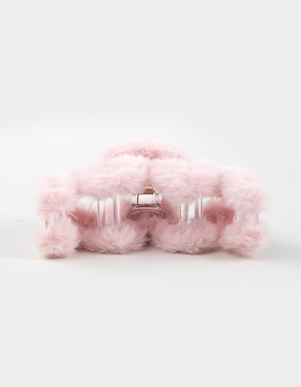 FULL TILT Oversized Fuzzy Claw Clip - PINK